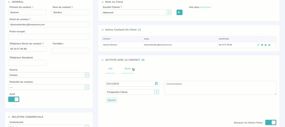 screenshot of Lab Event